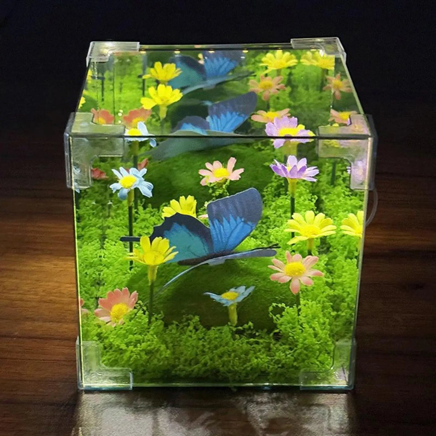 Colorful LED Nightlight Garden Cube Decoration