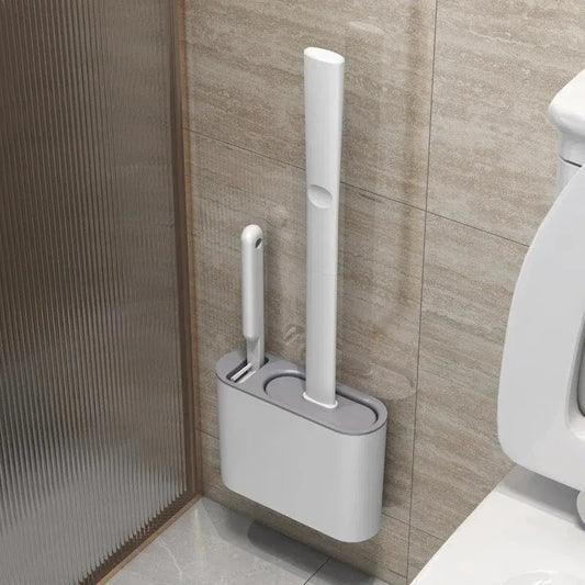 Bathroom Toilet Brush Cleaner Set with Wall Holder - Cofik