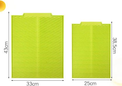 Soft Silicone Kitchen Drying Mat with Non Slip Backing - Cofik