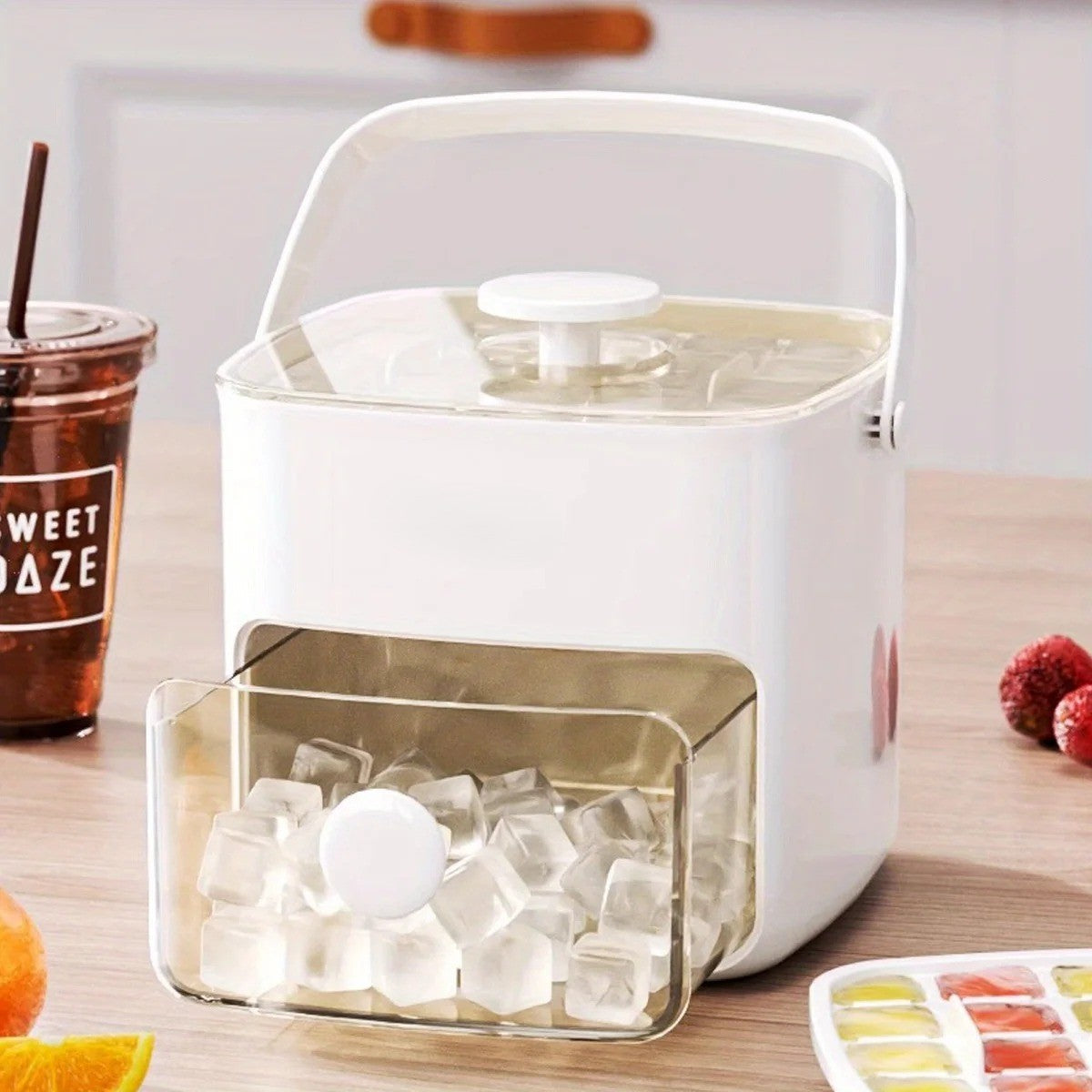 Fast 48-Grid Ice Cube Tray Maker