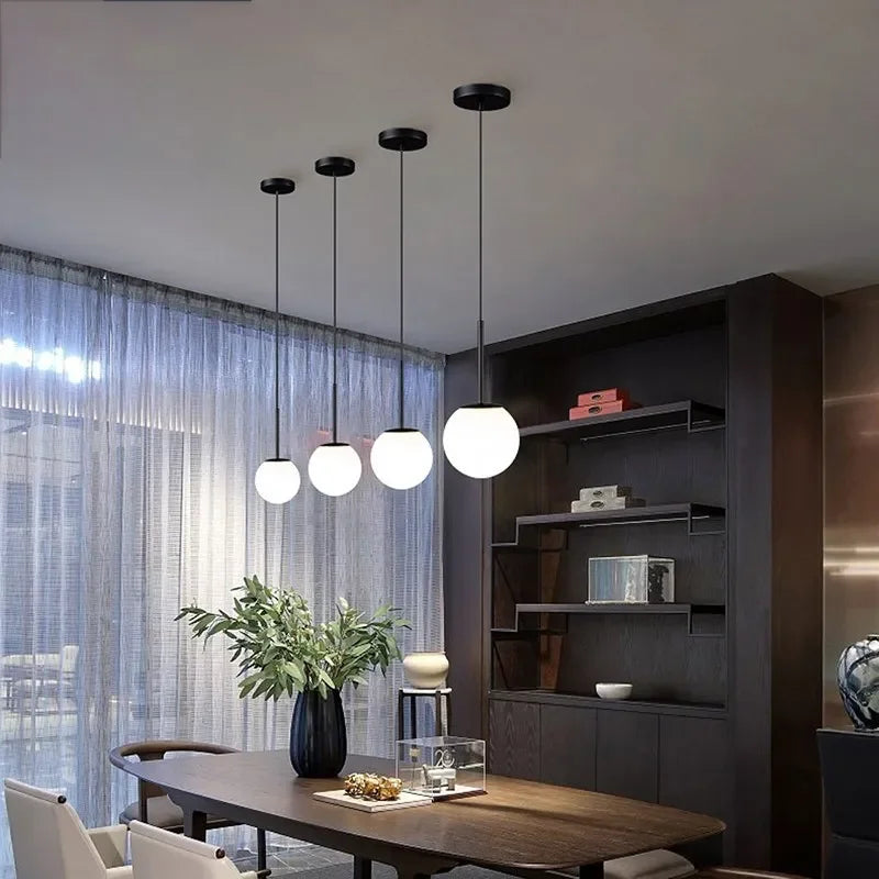 Elegant Gold Globe Pendant Lighting Fixture