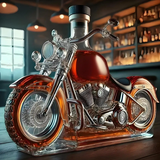 Barrel Shaped Whiskey Decanter for Home Bar Decor - Cofik