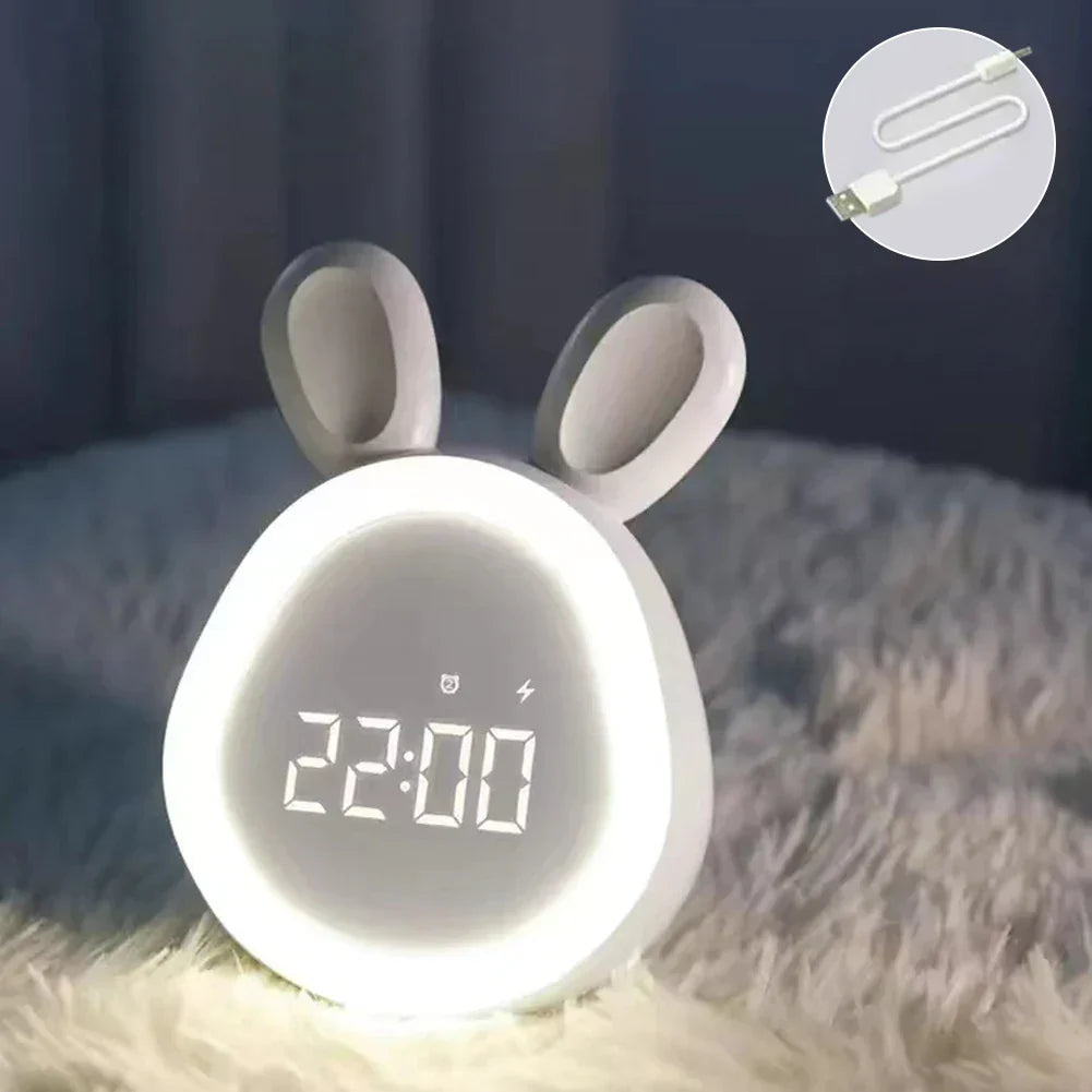 Fun Kids Alarm Clock with Night Light and LED Display - Cofik