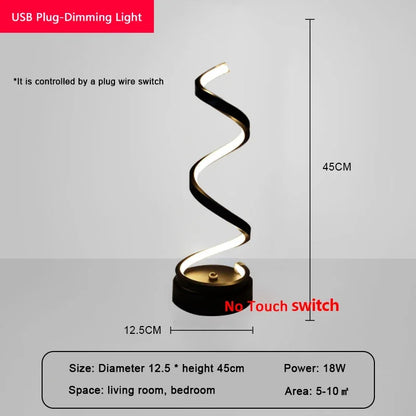 Stylish LED Desk Lamp with Eye Care