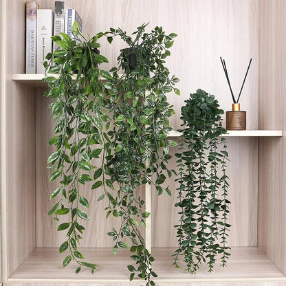Greenery Artificial Hanging Plant Basket 90cm Decor