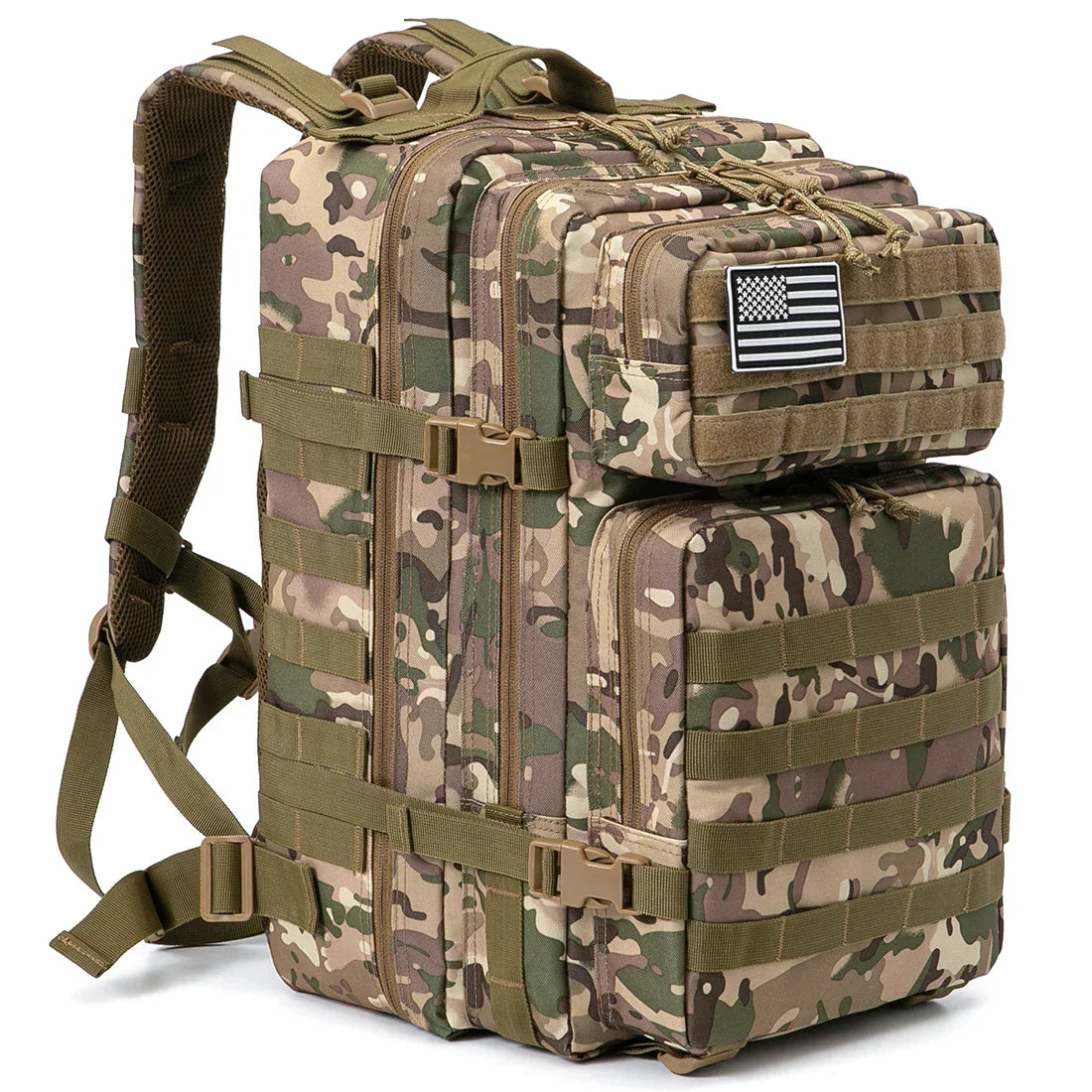 Large Army Camouflage Hiking Backpack