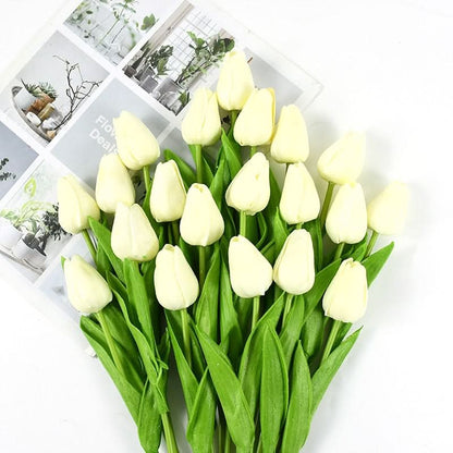 Beautiful Fake Tulip Flowers Arrangement