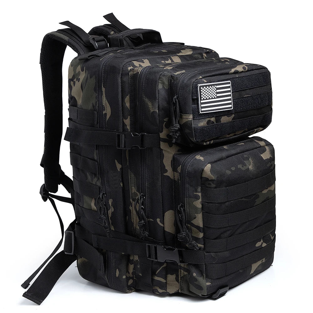 Large Army Camouflage Hiking Backpack