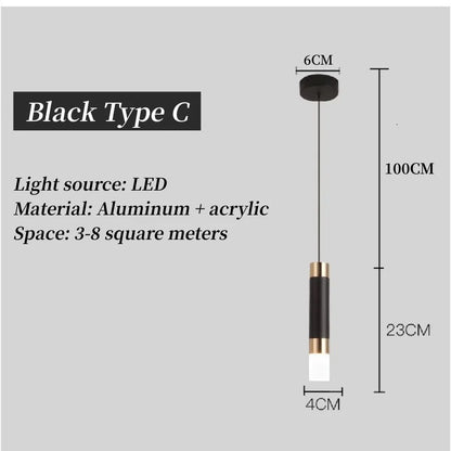 Bright Dual LED Pendant Light for Kitchen Island