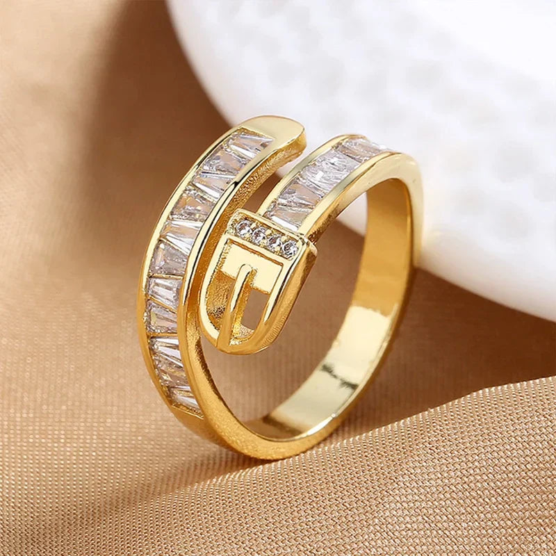 Luxury Diamond Statement Ring - Cofik