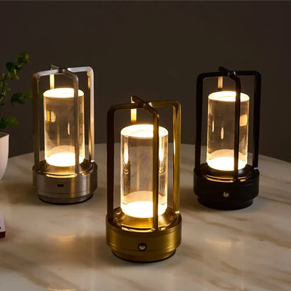 Sparkling Glass Desk Lamp