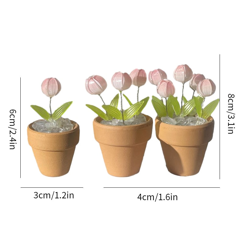 Beautiful Pink Table Night Light Lamp