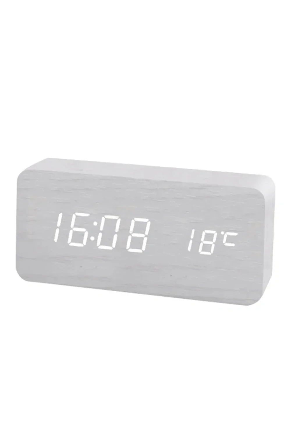 Compact LED Clock with Multiple Display Modes - Cofik