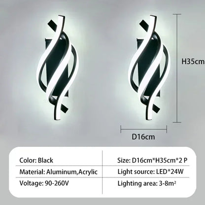Stylish LED Wall Sconce Light