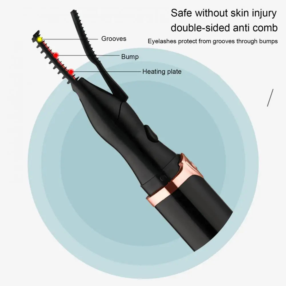 Easy Use Heated Eyelash Curler Tool