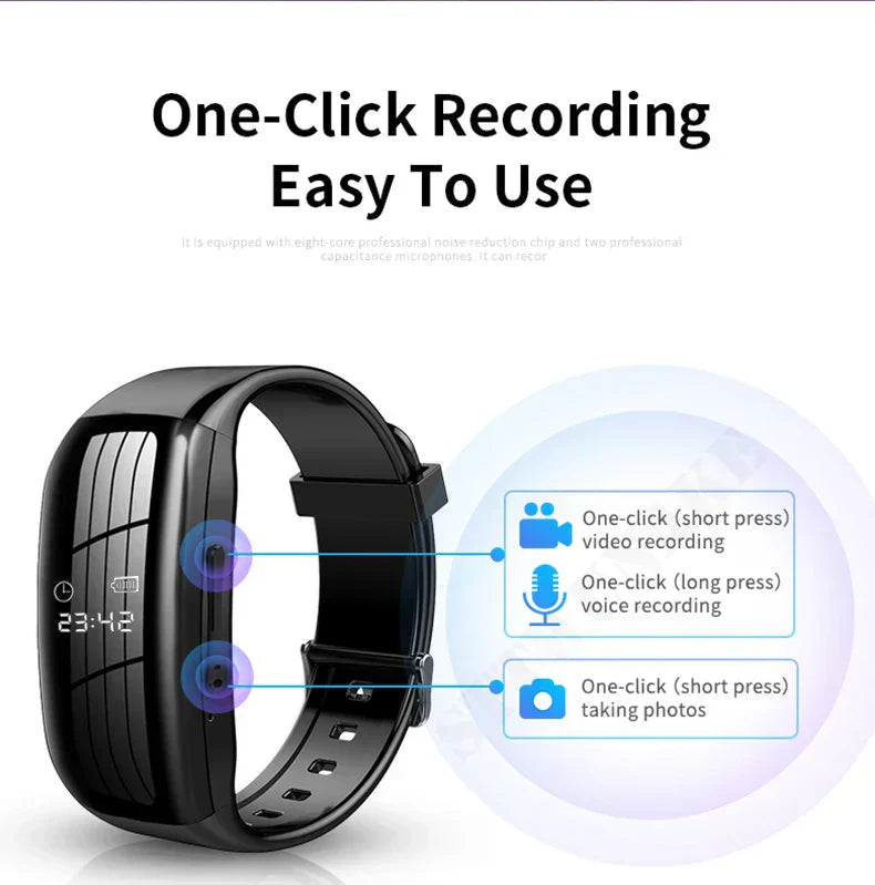 Discreet Mini HD Smart Watch Camera