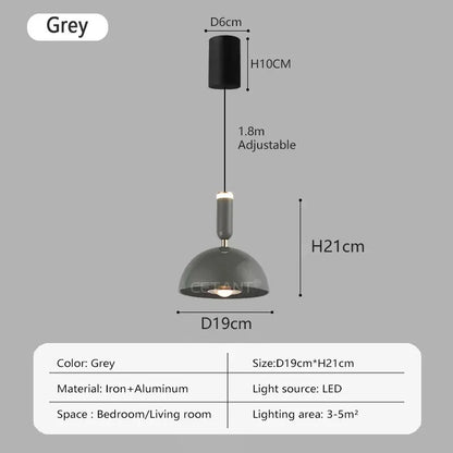 Adjustable Warm LED Pendant Light
