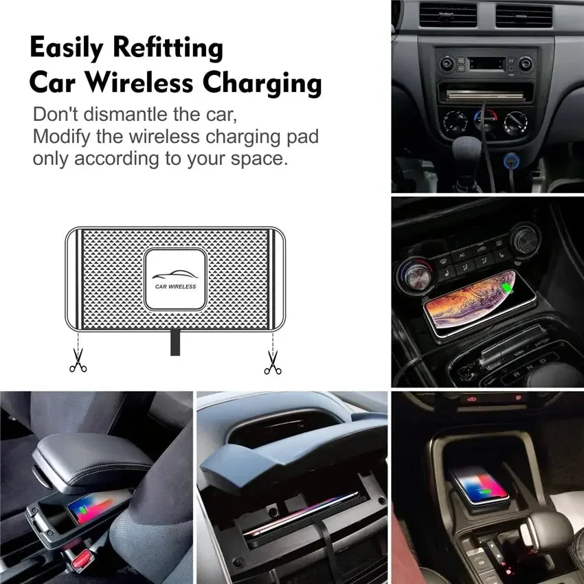 Fast Wireless Charging Pad for Car and Home Use