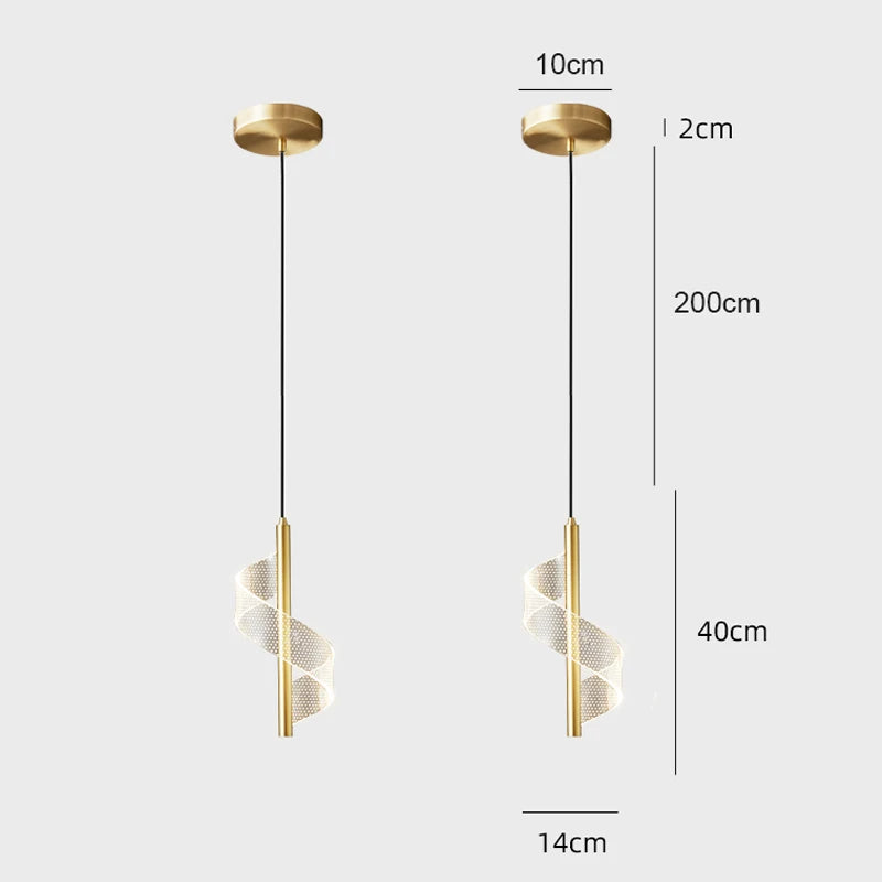 Luxury Gold Pendant Lighting Fixture