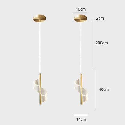 Luxury Gold Pendant Lighting Fixture