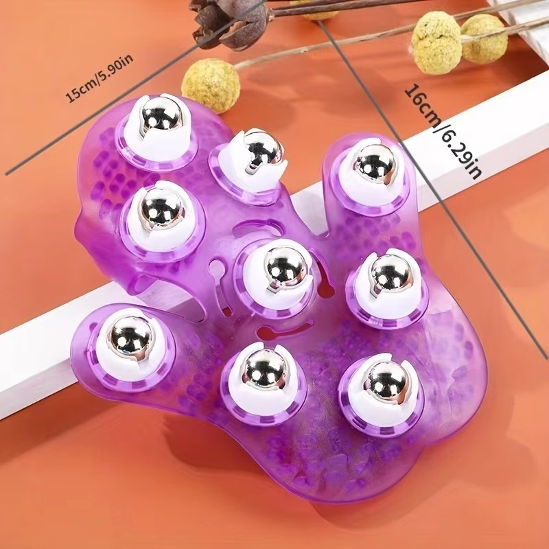 Compact Roller Massage Glove for Sore Muscles Relief