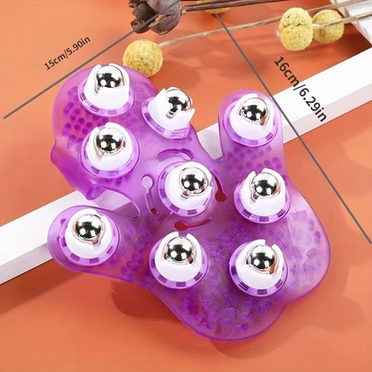 Compact Roller Massage Glove for Sore Muscles Relief