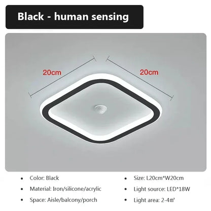 Bright LED Ceiling Light with Motion Sensor