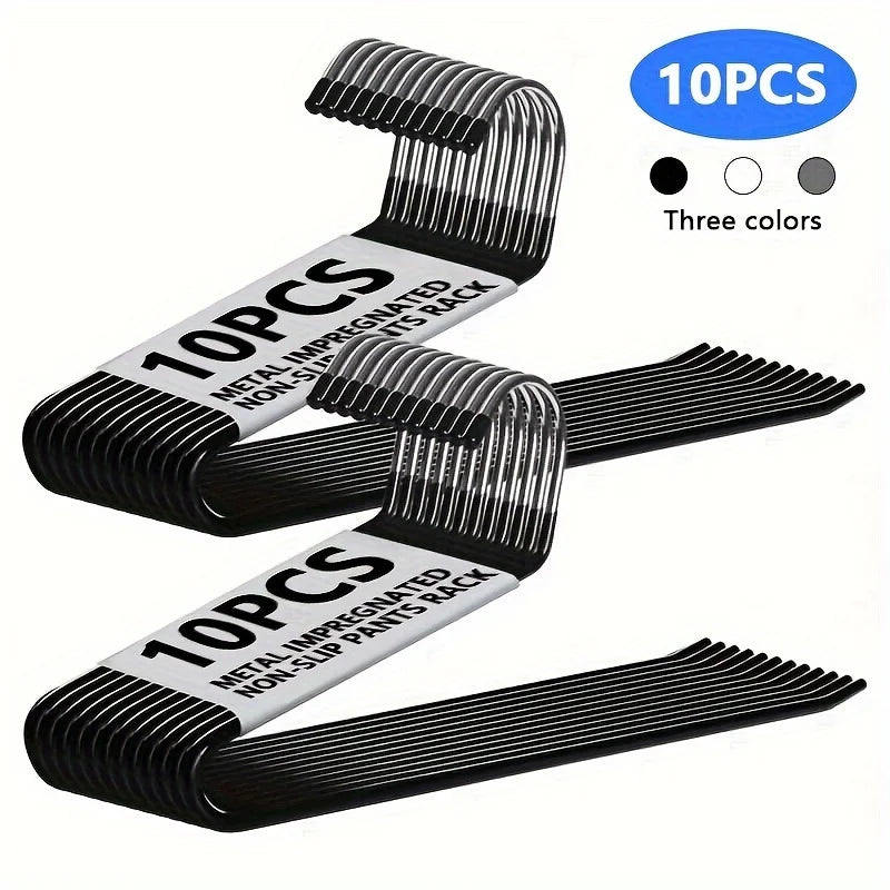Slim Metal Closet Hangers with Rust Proof Coating