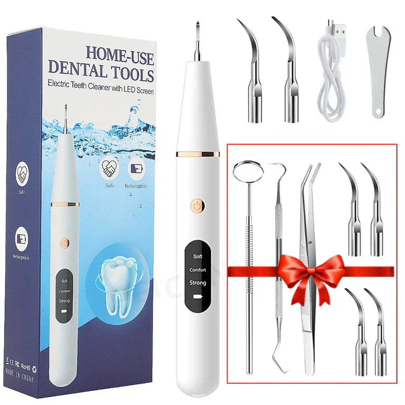 Professional Dental Plaque Remover Ultrasonic Tooth Cleaner