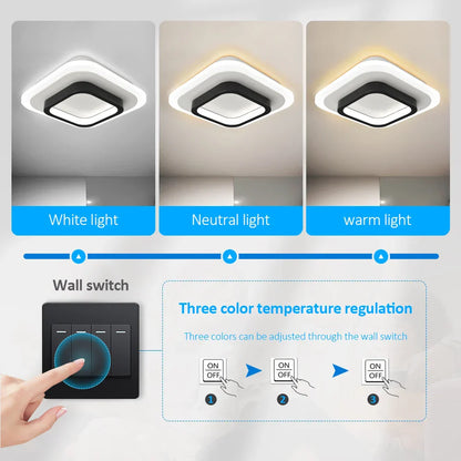Stylish Square LED Ceiling Light Fixtures