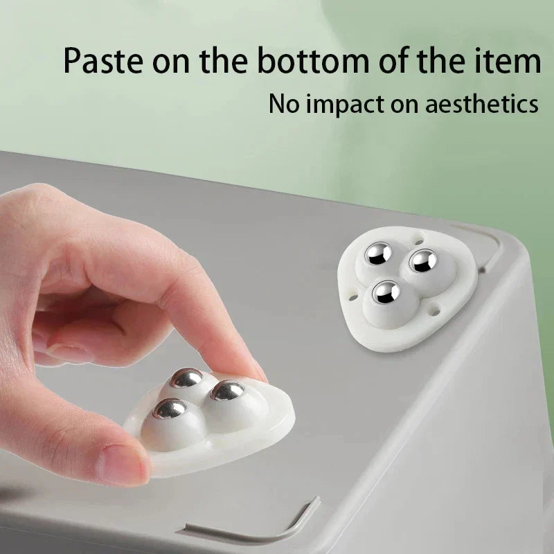 Easy Roll Furniture Casters with Adhesive Base