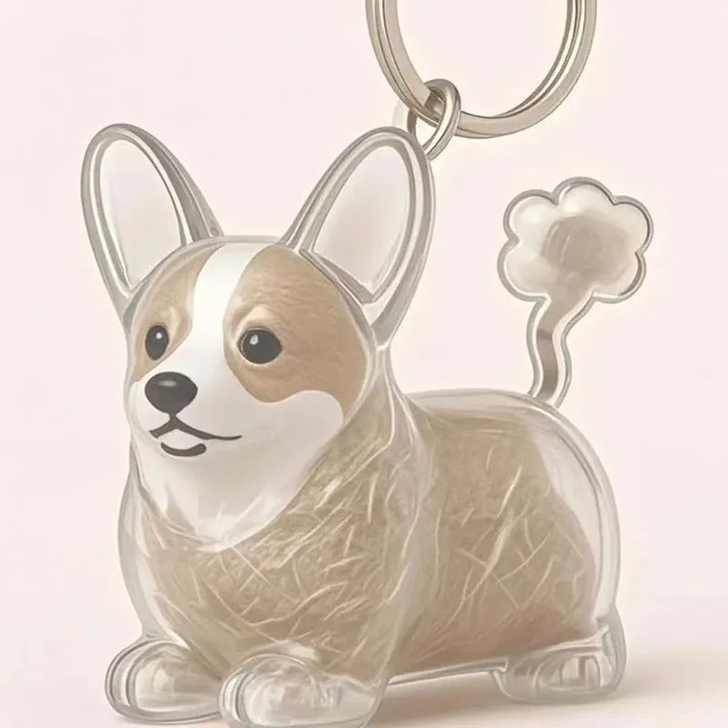 Clear Fur Pet ID Tag
