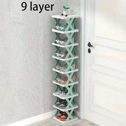 Space Saving Stackable Shoe Rack Cabinet