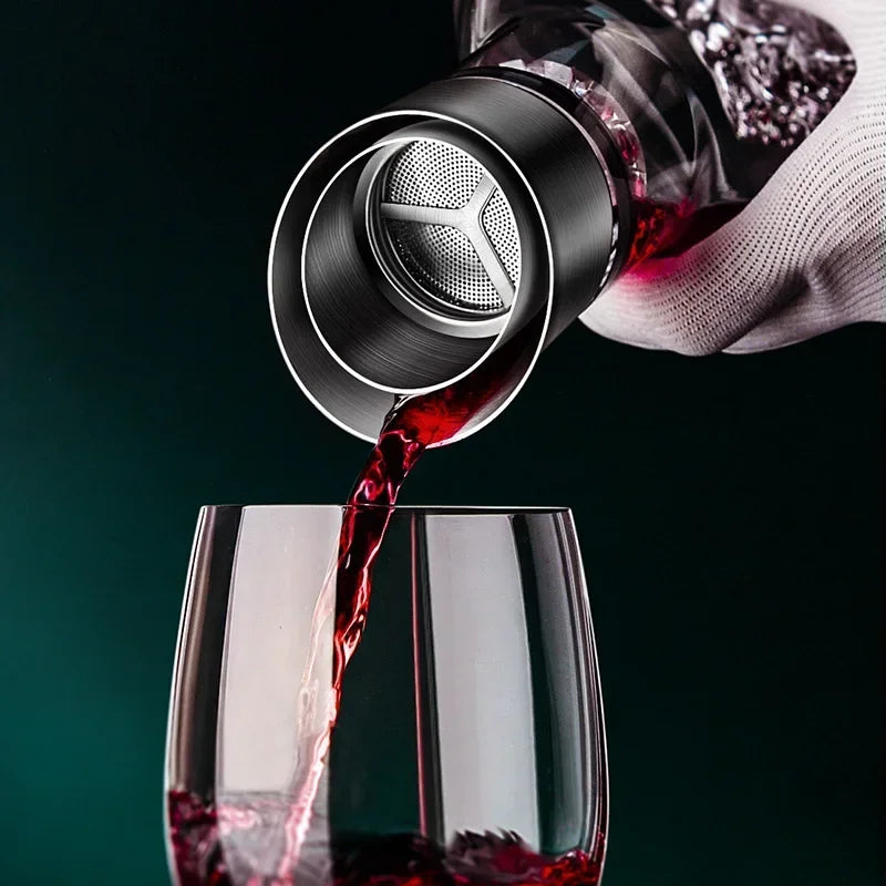 Large 1500ml Crystal Red Wine Decanter Jug