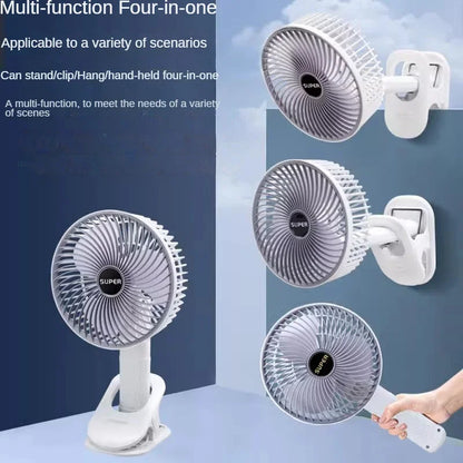 Mini Clip On Personal USB Cooling Desk Fan