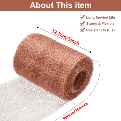 Garden Snail Barrier Copper Mesh Tape - Cofik