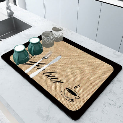 Non Slip Kitchen Mat for Dry Dishes
