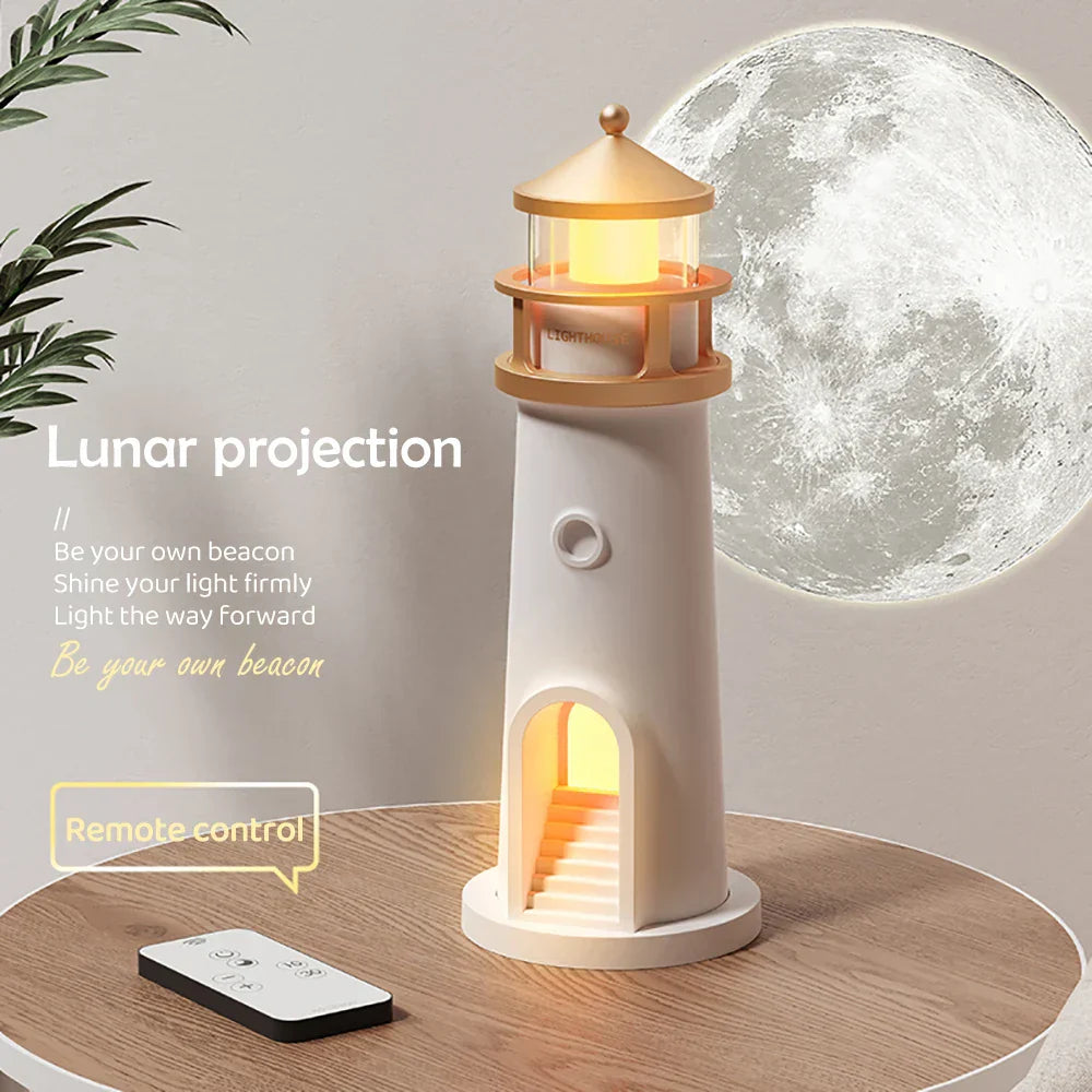 Wireless Bluetooth Speaker Lamp with Dimmable Projection