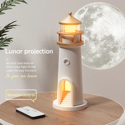 Wireless Bluetooth Speaker Lamp with Dimmable Projection
