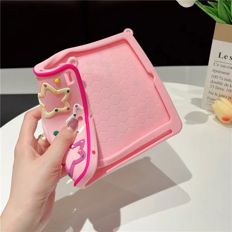Fun Kids iPad Clear Protective Case Stand - Cofik