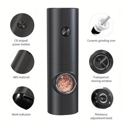 Automatic Salt and Pepper Mill Set with Light