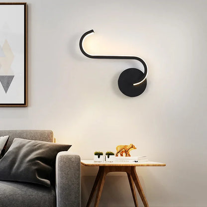 Contemporary LED Bedside Wall Light Fixture - Cofik
