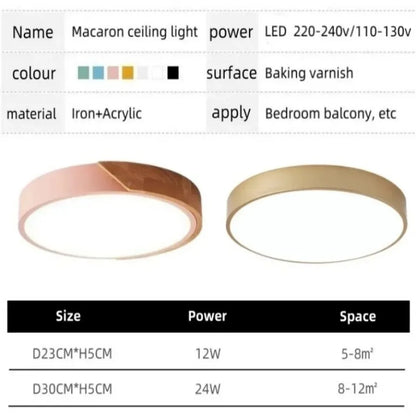 Simple Round LED Ceiling Lamp