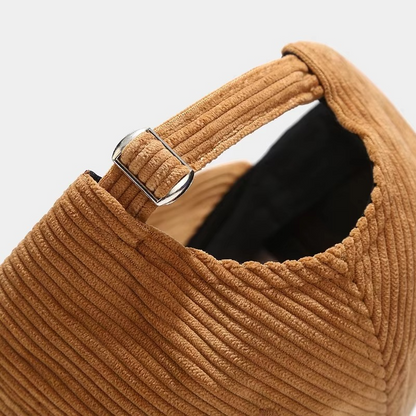 Retro Cord Baseball Hat Adjustable Fit