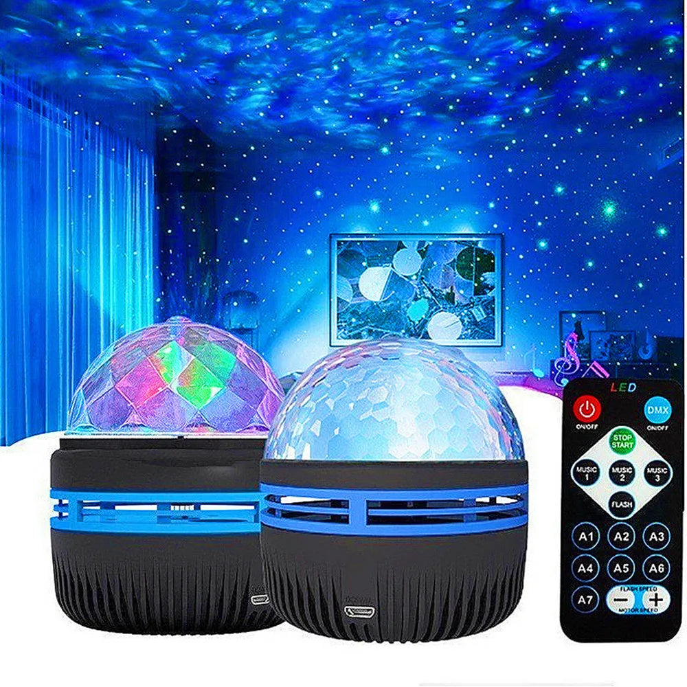 Colorful USB Star Night Light Projector