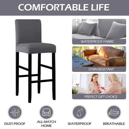 Elastic Bar Stool Seat Cover