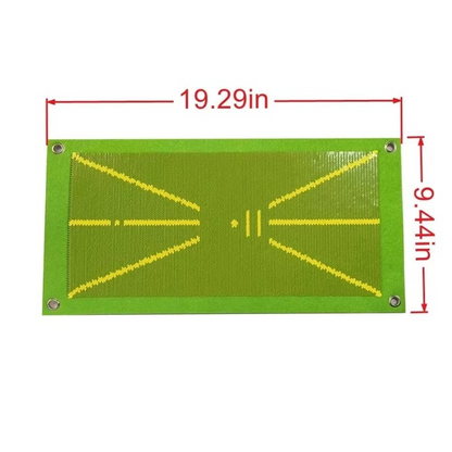 Golf Practice Mat for Improved Swing and Ball Strike