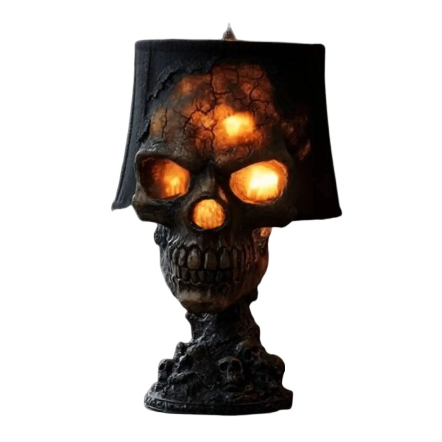 Spooky Skull Table Light Dark Decor
