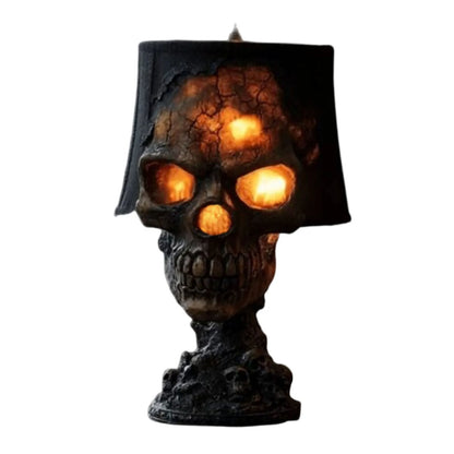 Spooky Skull Table Light Dark Decor
