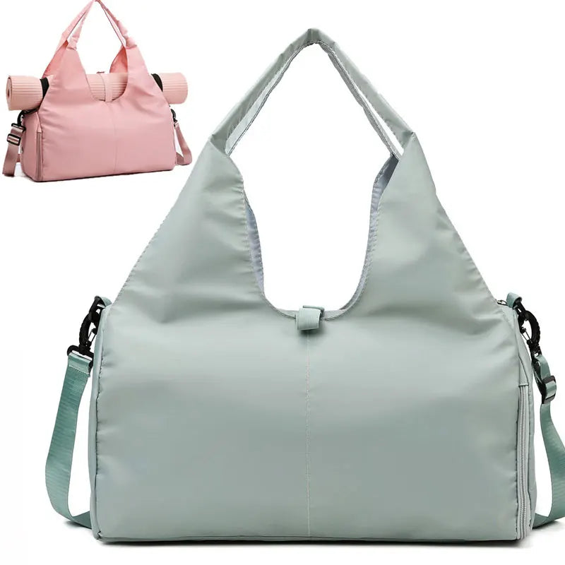 Fitness Tote Bag for Women with Sneaker Pocket